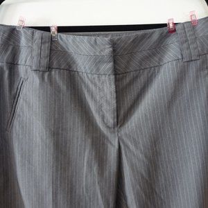 AGB Grey with white pinstripe dress pants-Size 10